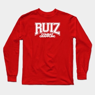 Ruiz Combat Grappling (White Text) Long Sleeve T-Shirt